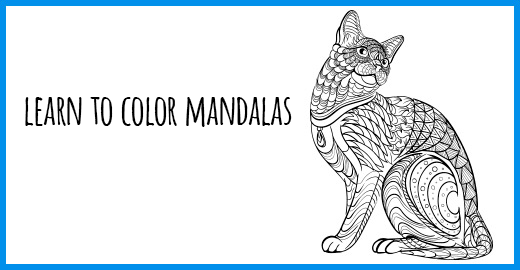 Learn to color mandalas