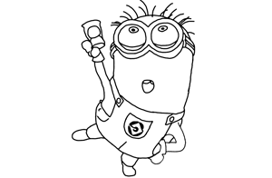 Minions coloring page nº 5
