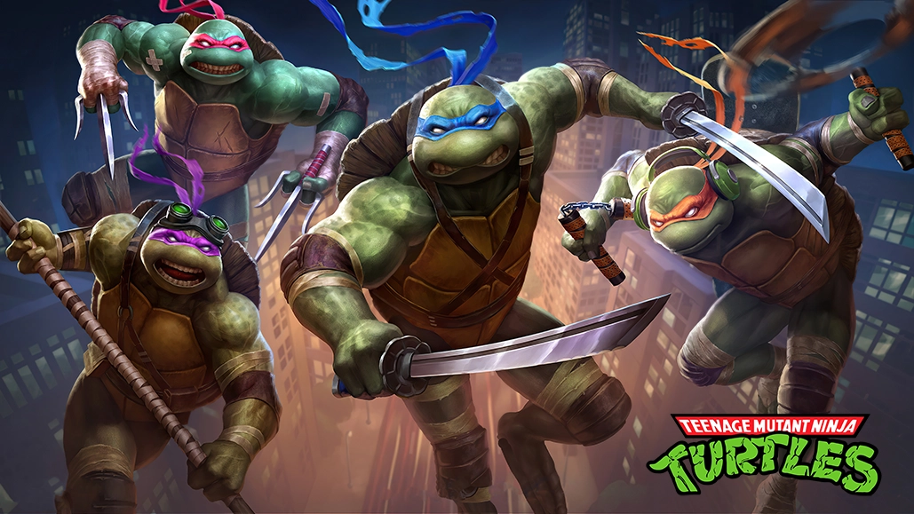 Comic illustration of the Ninja Turtles