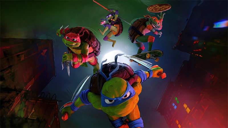 Download this image of the Teenage Mutant Ninja Turtles movie Mutant Mayhem