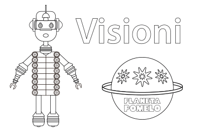 Robot coloring pages, Visioni robot