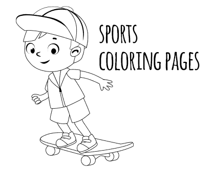 Free printables sports coloring pages
