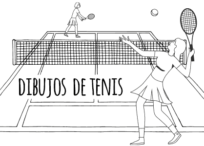 Sports drawings. Tennis drawings