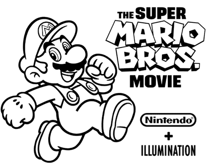 Free printables Super Mario Bros coloring pages