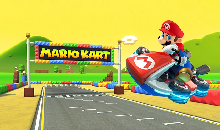 Super Mario Kart illustration