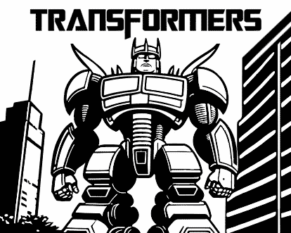 Free printables Transformers coloring pages