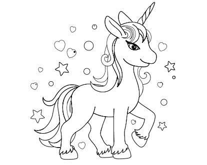 Free printables unicorn coloring pages