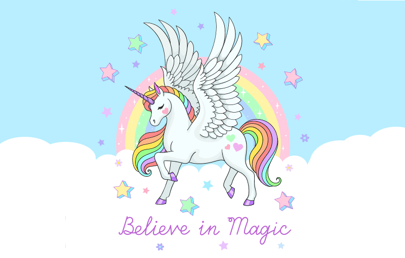 Unicorns, believe in magic