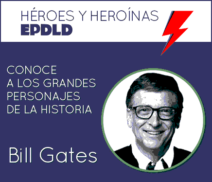 Abrir presentación interactiva 'Conoce los grandes personajes de la historia', Bill Gates