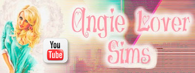 Canal de YouTube Angie Lover Sims con tutoriales de los sims