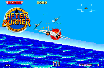 El juego After Burner es un videojuego japonés de Arcade lanzado por SEGA en 1987. Es uno de los primeros videojuegos diseñados por uno de los más destacados creadores y productores de videojuegos de la historia, Yu Suzuki
