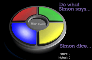 Juego de memoria: Simon
