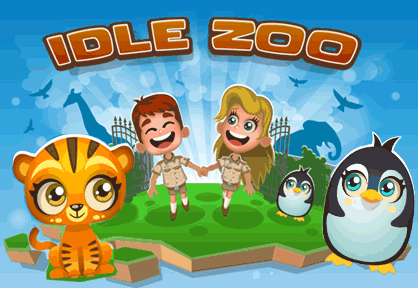 Juego de animales Idle Zoo para gestionar un zoo de animales abandonado
