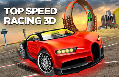 Juego de coches Top Speed Racing 3D, conduce un coche deportivo Lamborghini por la ciudad.