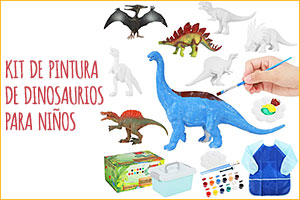 Kit de pintura de dinosaurios para niños