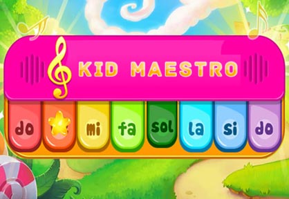 Juego de música para niños online Kid Maestro