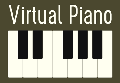 Juego de música para tocar el piano con el ordenador
