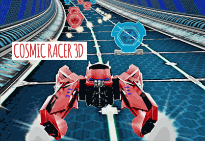 Juego de naves espaciales Cosmic Racer 3D