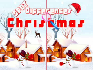juego de Navidad Encuentra las diferencias