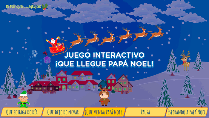 Juego de Navidad interactivo ¡Que llegue Papá Noel!