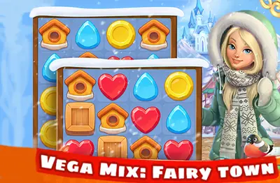 Juego de Puzzle Vega Mix Fairy Town
