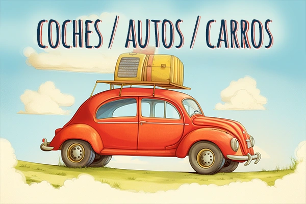 Dibujos de coches, autos, carros.