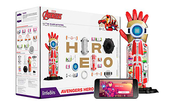 Avengers Hero Inventor Kit, kit de programación y electrónica para crear un guante de superhéroe como los personajes de Marvel Avengers